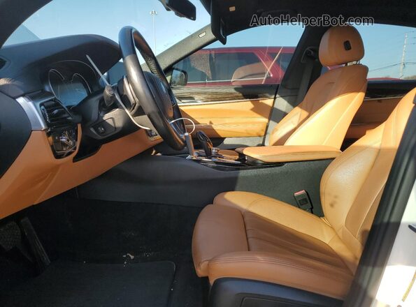WBAJV6C53JBK07288 2018 BMW 6 SERIES White Առջևի վահանակի տեսք