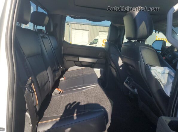 1FT8W2BM9SEC58861 2025 FORD F250 White Widok wnętrza z tyłu