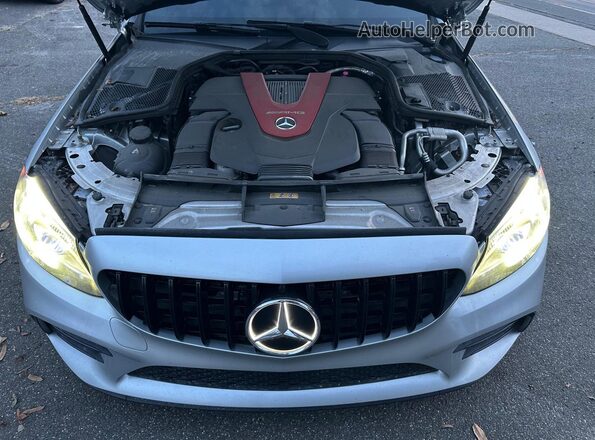 WDDWJ6EB7LF975445 2020 MERCEDES-BENZ C-CLASS Silver Rear interior view