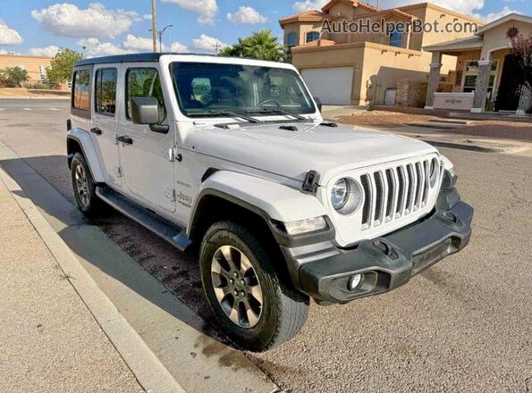 1C4HJXEN2LW213871 2020 JEEP WRANGLER White Rear left