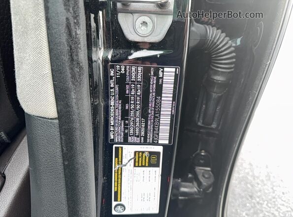 4JGFB4KB9LA155084 2020 MERCEDES-BENZ GLE Black Սալոնի հետևի տեսք