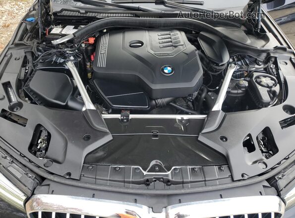 WBA13BJ02PCM84524 2023 BMW 5 SERIES Blue ძრავის განყოფილების ხედი