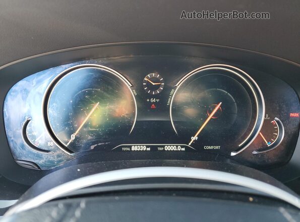 WBAJV6C53JBK07288 2018 BMW 6 SERIES White Հետևի նստատեղերի տեսք