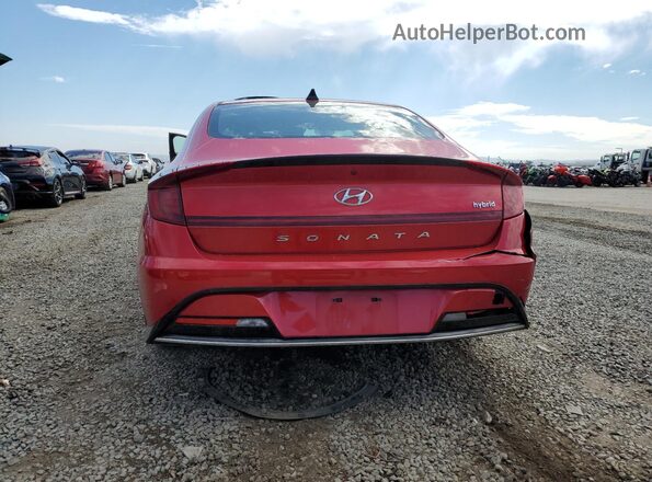 KMHL34JJXMA018858 2021 HYUNDAI SONATA Red 