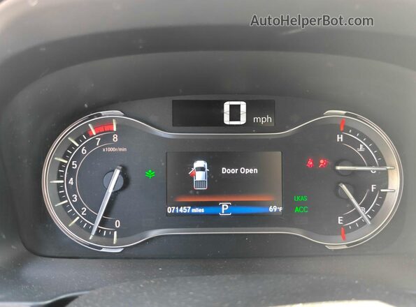 5FPYK3F78JB006769 2018 HONDA RIDGELINE Silver Вид щитка приладів
