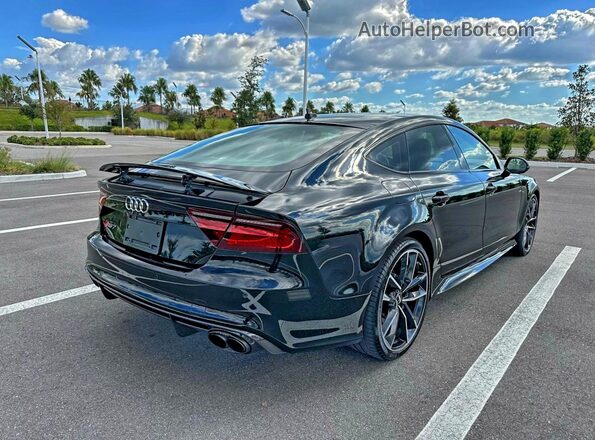 WUAWRBFC3HN901930 2017 AUDI RS7 Black Вид спереду