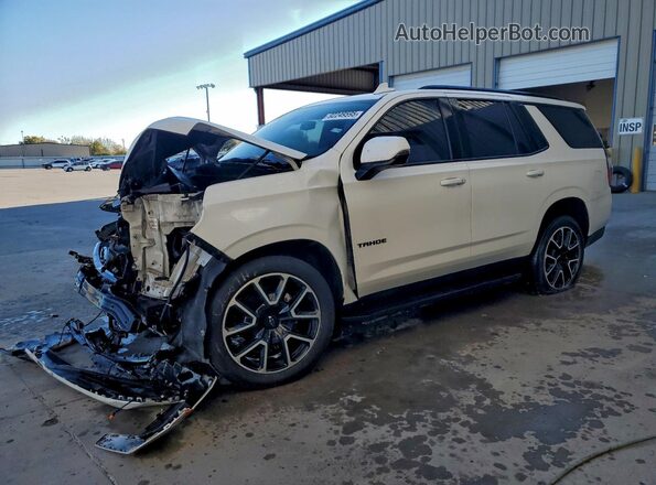 1GNSCRKD4NR205660 2022 CHEVROLET TAHOE Белый Задняя левая четверть