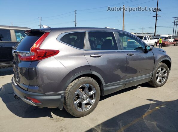 5J6RW1H51JA001272 2018 HONDA CRV Gray 