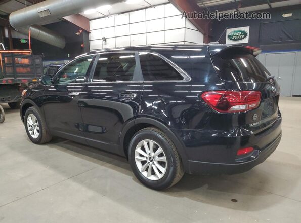 5XYPG4A37KG585344 2019 KIA SORENTO Black 