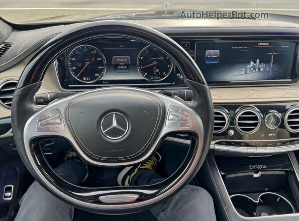 WDDUG8CB7HA329699 2017 MERCEDES-BENZ S Black Вид панелі приладів