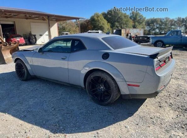 2C3CDZFJ7NH205599 2022 DODGE CHALLENGER Серый Передняя правая четверть