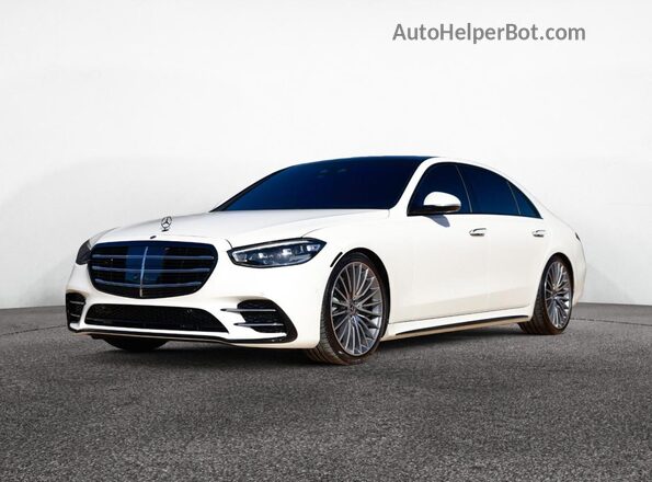 W1K6G7GB1NA142175 2022 MERCEDES-BENZ S Белый Задняя правая четверть