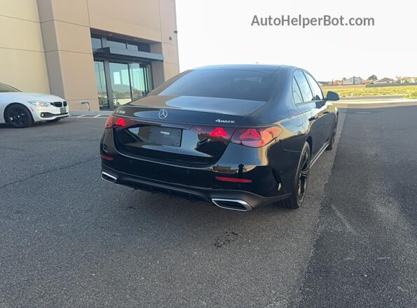 W1KLF4HB3RA007093 2024 MERCEDES-BENZ E-CLASS Black Вид спереду