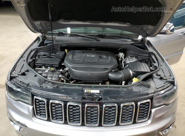1C4RJEBG3HC933820 2017 JEEP GRAND CHER Silver Vista de la etiqueta del VIN
