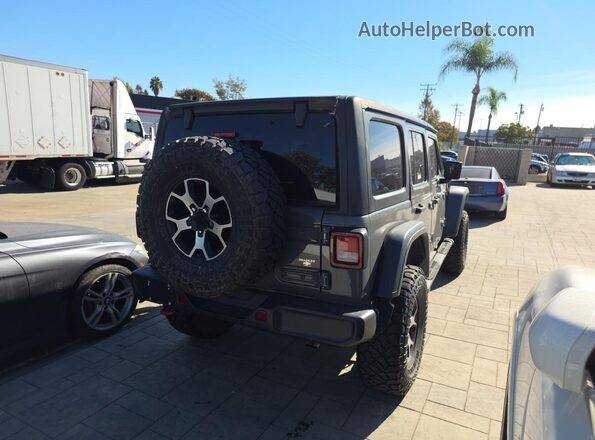 1C4HJXFN1MW601237 2021 JEEP WRANGLER Gray Front view