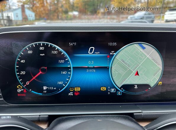 4JGFB4JB6NA717706 2022 MERCEDES-BENZ GLE-CLASS White ხელსაწყოთა პანელის ხედი