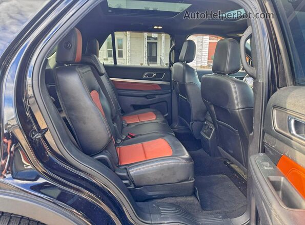 1FM5K8D82KGA01686 2019 FORD FORD EXPLORER Черный Вид салона спереди