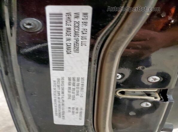 2C3CCAAG1PH552297 2023 CHRYSLER 300 Black Vista de la etiqueta del VIN