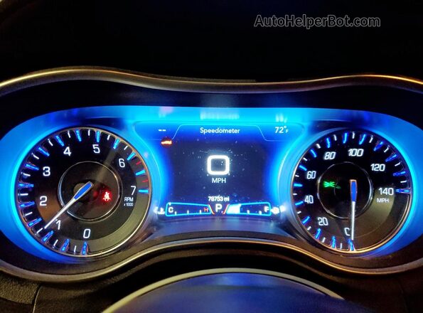 2C3CCAAG1PH552297 2023 CHRYSLER 300 Black Vista del cuadro de instrumentos