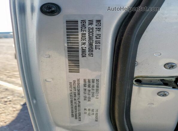 2C3CCAAG9MH505157 2021 CHRYSLER 300 Silver Вид наклейки з VIN-кодом
