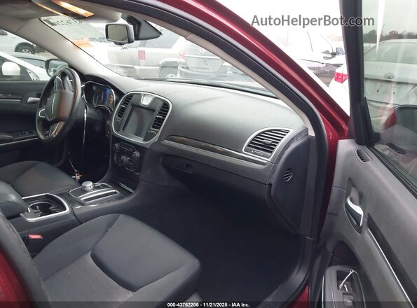 2C3CCAAGXLH128370 2020 CHRYSLER 300 Maroon Սալոնի դիմացի տեսք