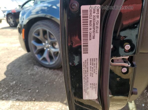 2C3CCABG0PH577366 2023 CHRYSLER 300 Черный Вид подкапотного пространства