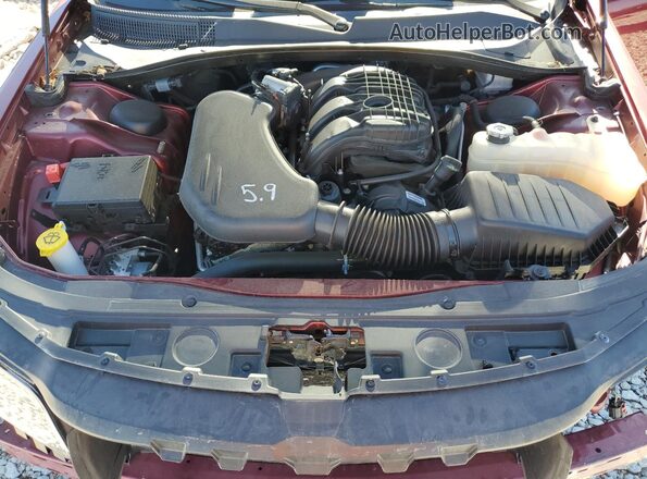 2C3CCABG4PH637021 2023 CHRYSLER 300 Burgundy Вид задньої частини салону