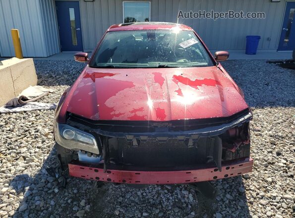 2C3CCABG4PH637021 2023 CHRYSLER 300 Burgundy Вид спереду