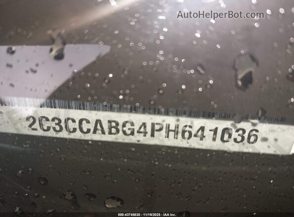 2C3CCABG4PH641036 2023 CHRYSLER 300 White Engine compartment view