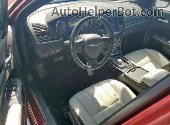 2C3CCABTXMH669058 2021 CHRYSLER 300 Темно-бордовый Вид панели приборов