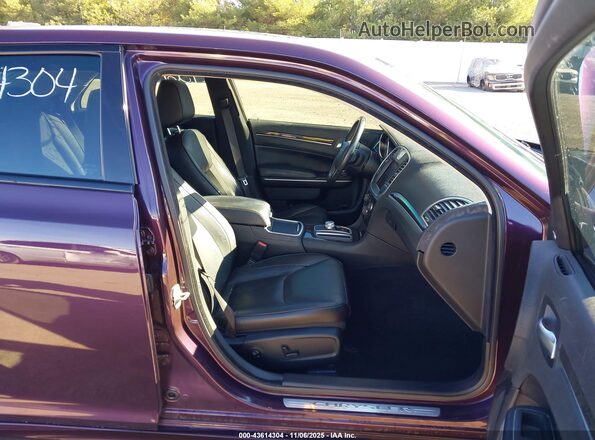 2C3CCARGXMH516446 2021 CHRYSLER 300 Purple Вид салону спереду
