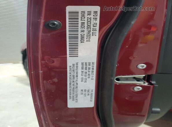 2C3CCASG7PH707210 2023 CHRYSLER 300 Burgundy 