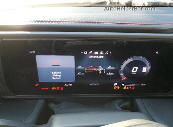2C3CDBCK9SR543354 2025 DODGE CHARGER Black Вид щитка приладів