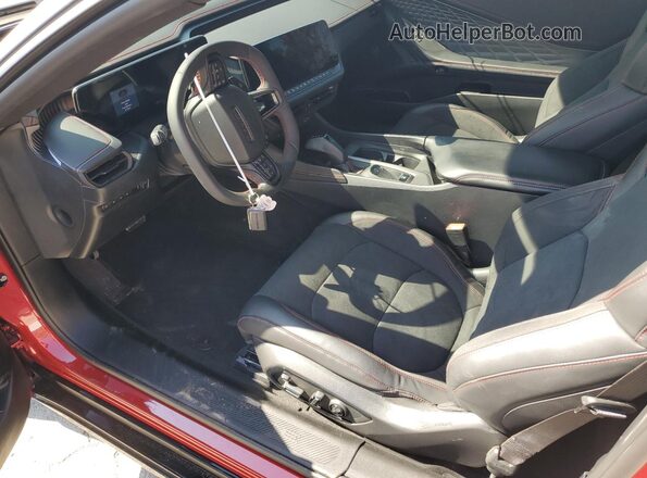 2C3CDBDK6SR210334 2025 DODGE CHARGER Black Вид салону спереду