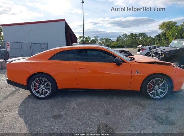 2C3CDBDK6SR559476 2025 DODGE CHARGER Orange უკანა სალონის ხედი