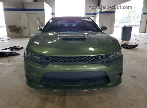 2C3CDXGJ0MH503932 2021 DODGE CHARGER Green წინა ხედი