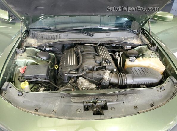 2C3CDXGJ0MH503932 2021 DODGE CHARGER Green უკანა სალონის ხედი