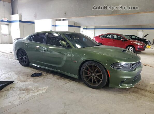 2C3CDXGJ0MH503932 2021 DODGE CHARGER Green წინა მარჯვენა