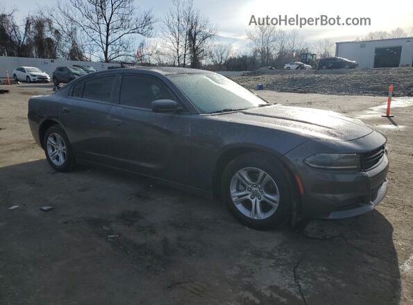 2C3CDXBG0LH207318 2020 DODGE CHARGER Gray Delantero derecho