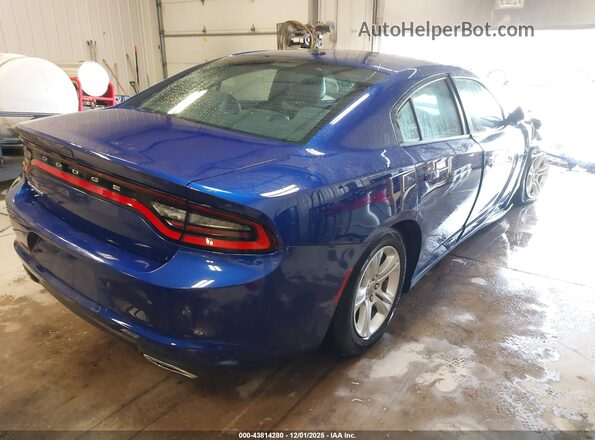 2C3CDXBG0NH182794 2022 DODGE CHARGER Blue უკანა მარჯვენა