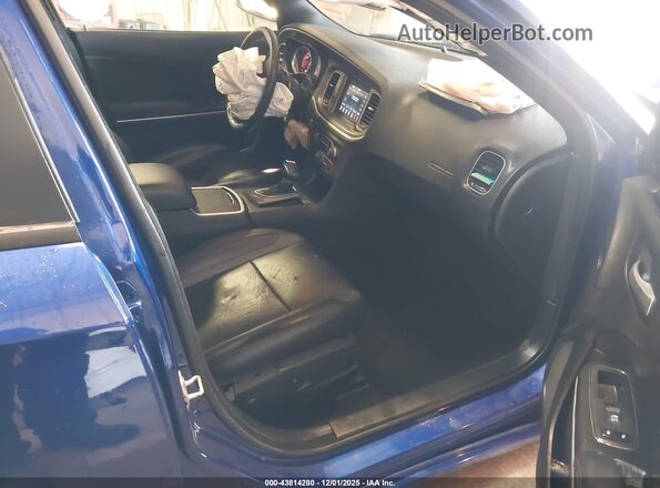 2C3CDXBG0NH182794 2022 DODGE CHARGER Blue წინა სალონის ხედი