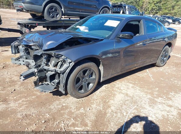 2C3CDXBG1NH239469 2022 DODGE CHARGER Черный Передняя левая четверть