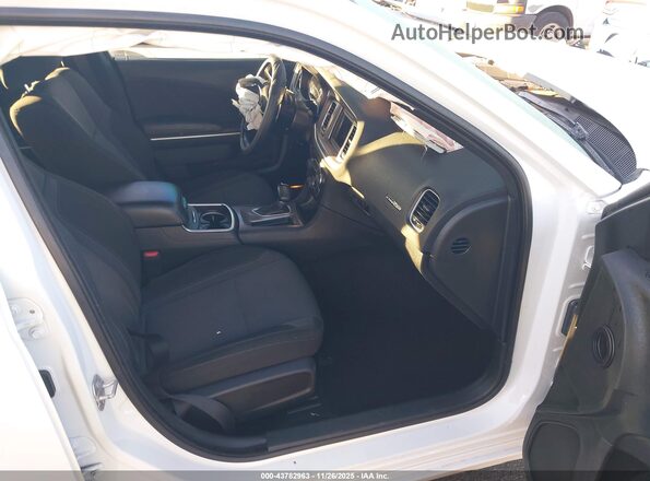 2C3CDXBG2NH219506 2022 DODGE CHARGER White Vista interior delantera