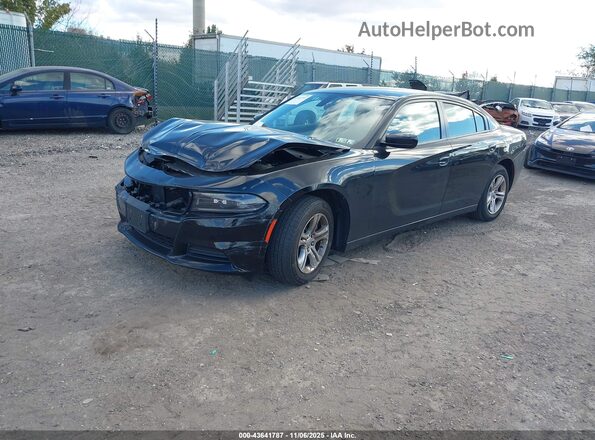 2C3CDXBG2NH258919 2022 DODGE CHARGER Black Przód lewy