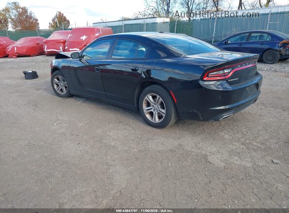 2C3CDXBG2NH258919 2022 DODGE CHARGER Black Tył lewy