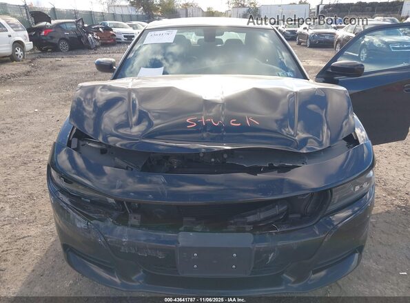 2C3CDXBG2NH258919 2022 DODGE CHARGER Black Widok z tyłu
