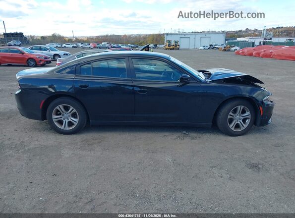 2C3CDXBG2NH258919 2022 DODGE CHARGER Black Widok wnętrza z tyłu