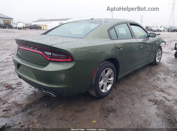2C3CDXBG2NH261478 2022 DODGE CHARGER Зеленый Задняя правая четверть