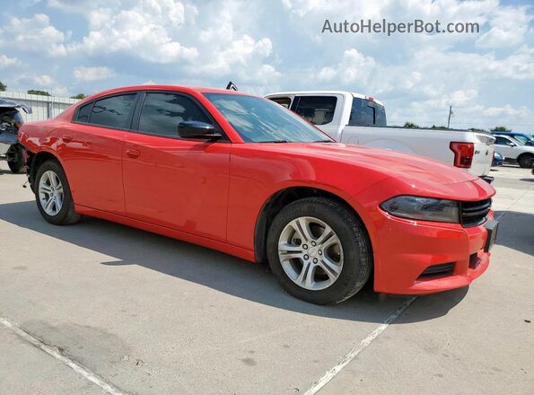 2C3CDXBG3PH653677 2023 DODGE CHARGER Красный Передняя правая четверть