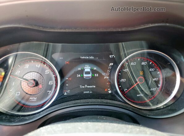 2C3CDXBG3PH653677 2023 DODGE CHARGER Красный Вид щитка приборов